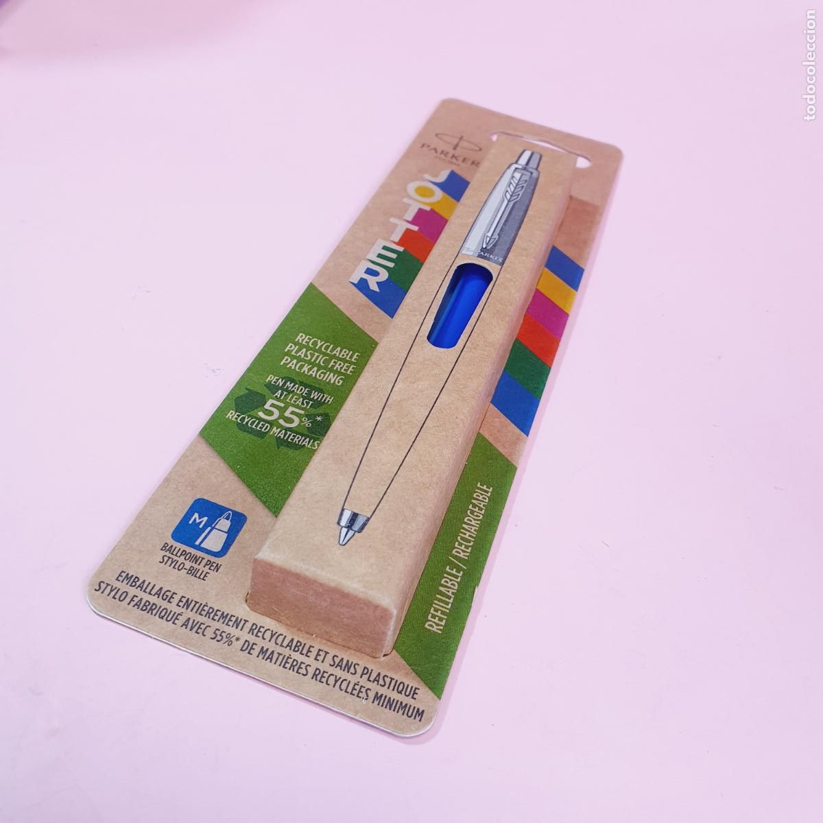 Bol&iacute;grafos antiguos: BOL&Iacute;GRAFO-PARKER JOTTER AZUL-FRANCIA-BL&Iacute;STER-NUEVO-VER FOTOGRAF&Iacute;AS