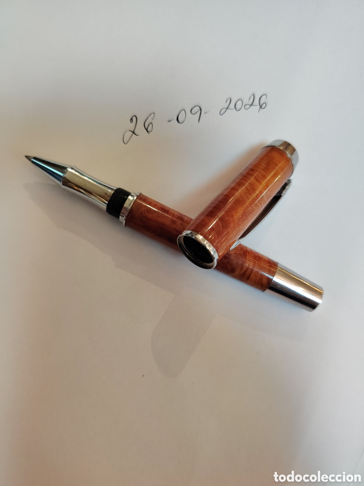 Bol&iacute;grafos antiguos: ELEGANTE BOL&Iacute;GRAFO VINTAGE COLOR MADERA