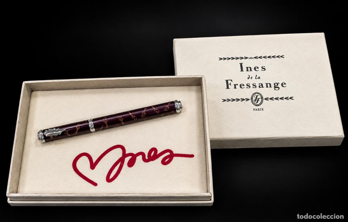 Bol&iacute;grafos antiguos: PLUMA ESTILOGRAFICA DE LA CASFA FRANCESA IN&Eacute;S DE LA FRESSAGE