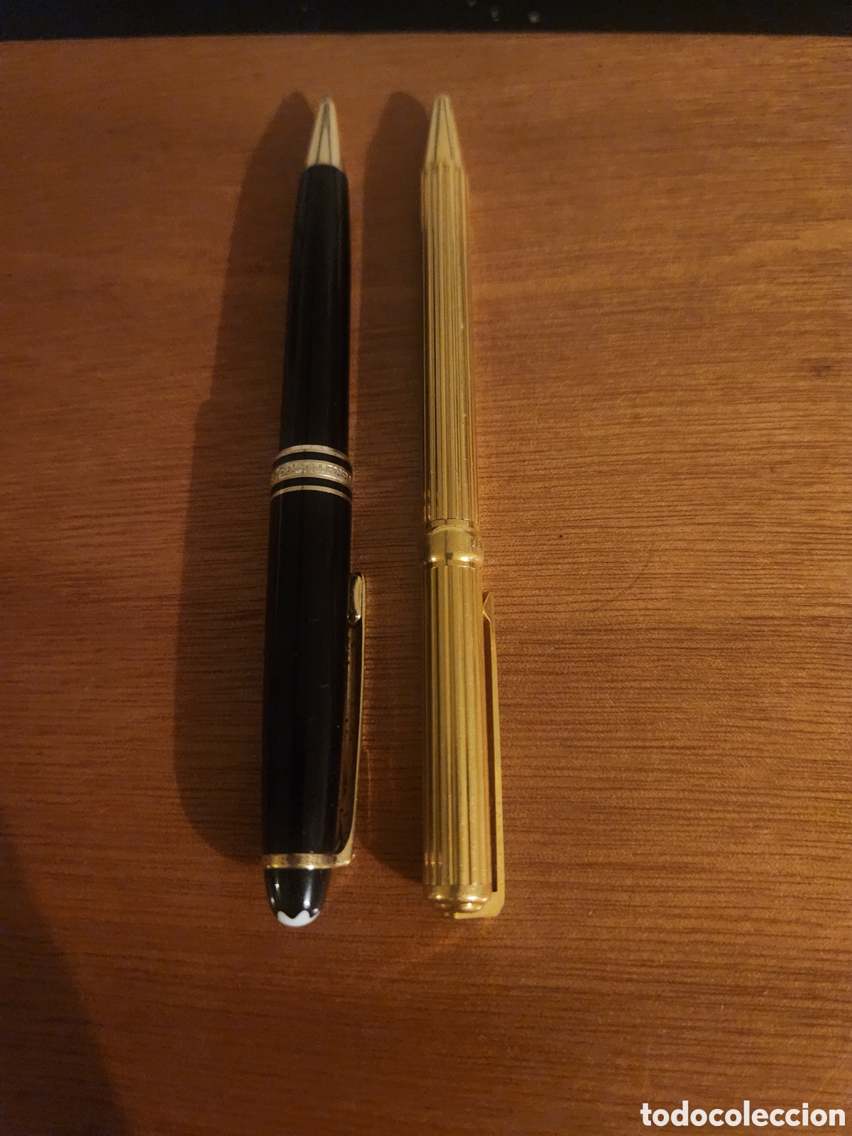 Bol&iacute;grafos antiguos: 2 bolegrafo montblanc y dupont