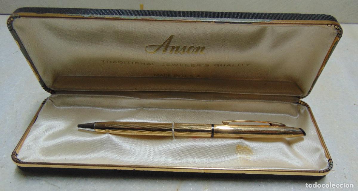 Bol&iacute;grafos antiguos: BONITO BOLIGRAFO ANSON TRADITIONAL JEWELER`S QUALITY, MADE IN USA