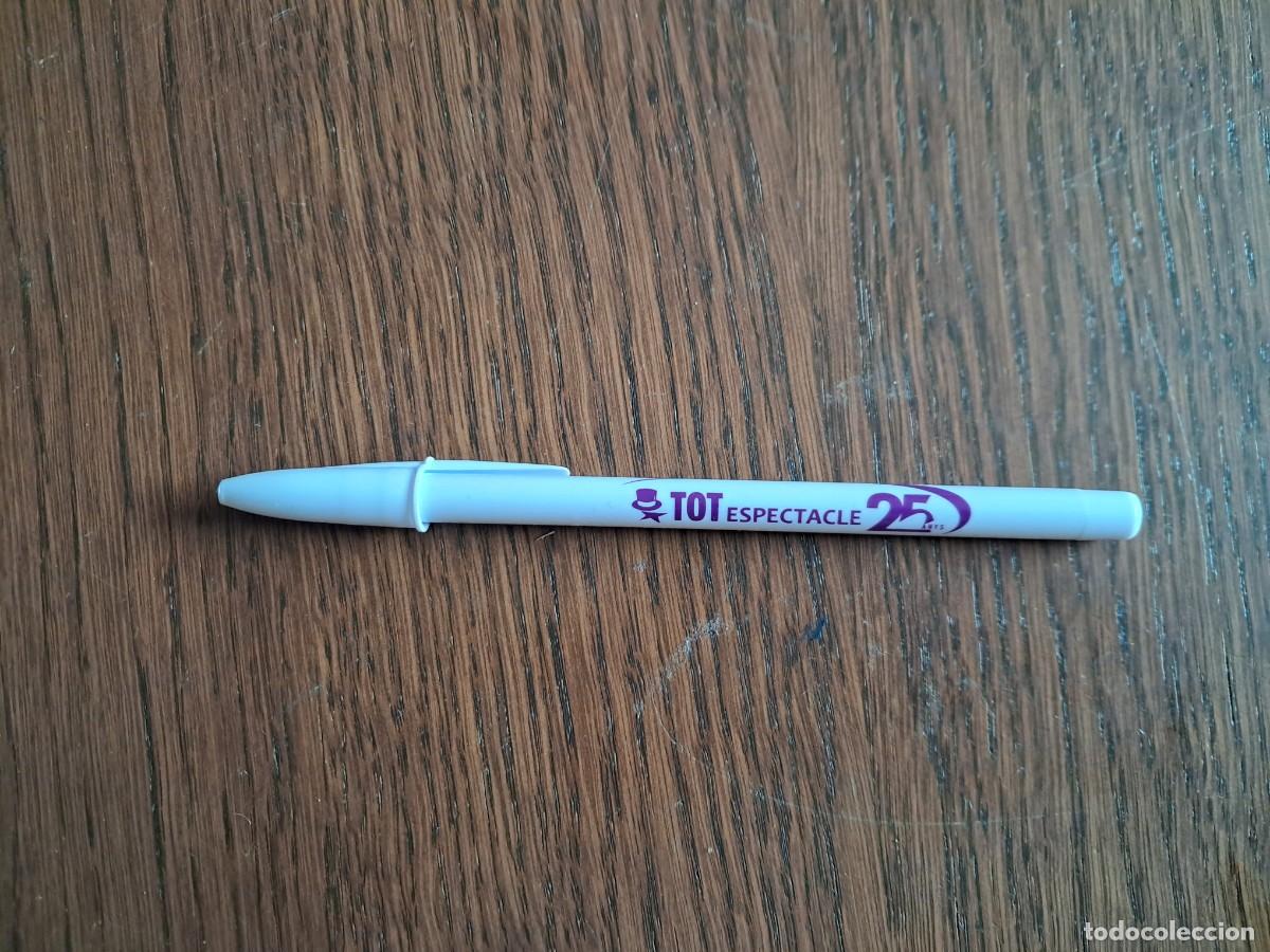 Bol&iacute;grafos antiguos: bol&iacute;grafo de publicidad, tot espectacle, 25 anys.
