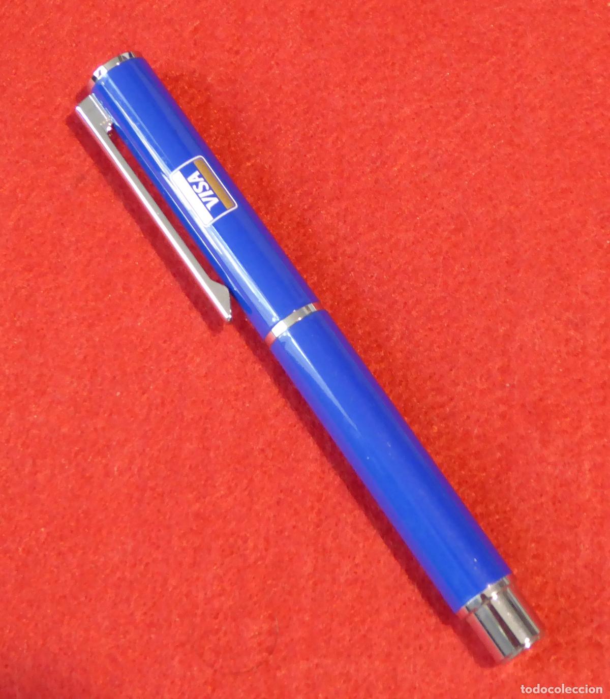 Bol&iacute;grafos antiguos: BOLIGRAFO ROLLERBALL INOXCROM TINY - NUEVO - Foto 2