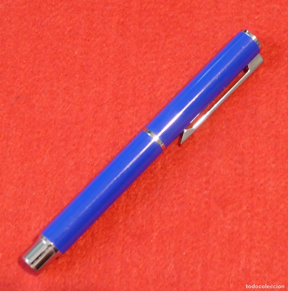 Bol&iacute;grafos antiguos: BOLIGRAFO ROLLERBALL INOXCROM TINY - NUEVO - Foto 3
