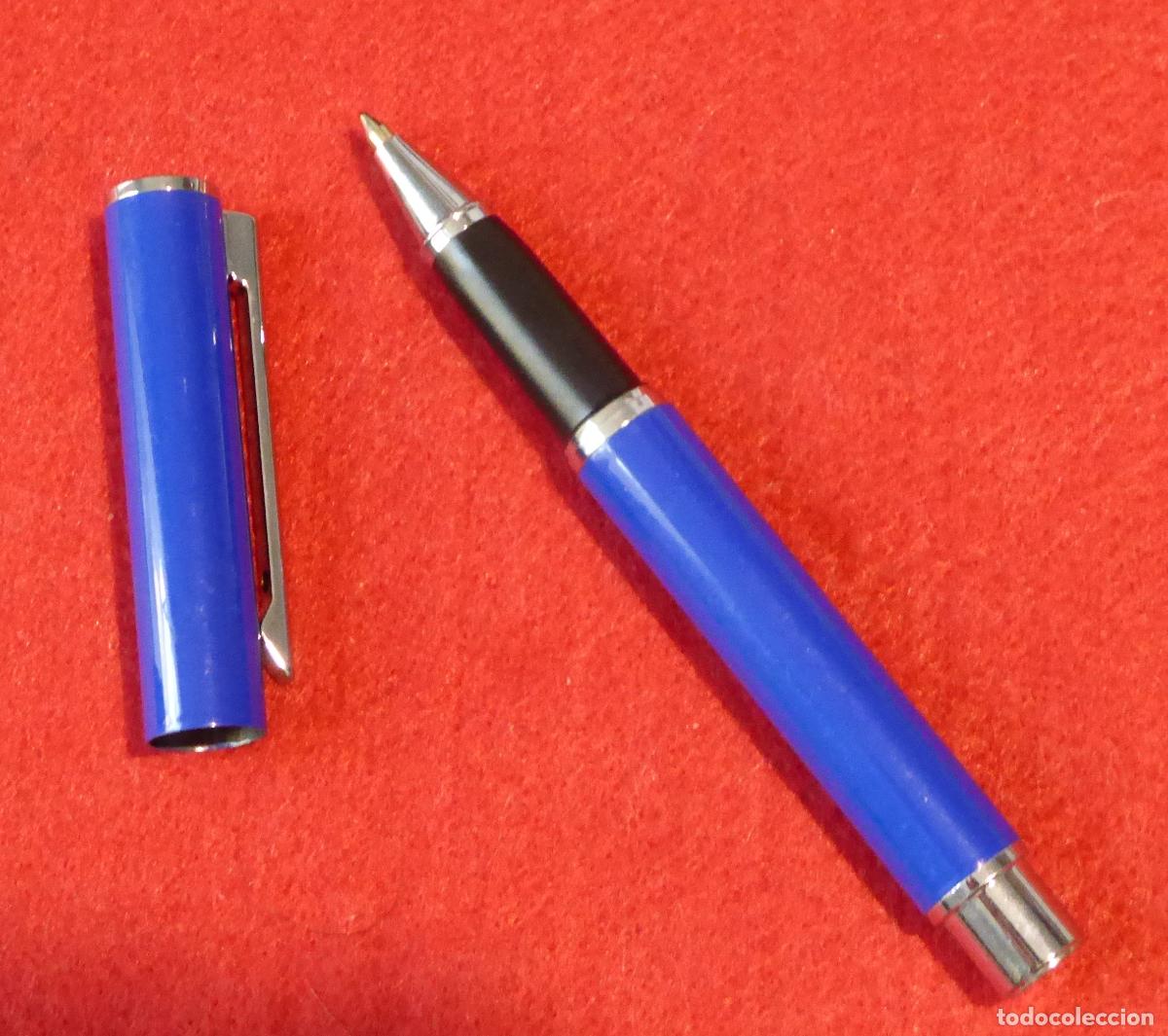 Bol&iacute;grafos antiguos: BOLIGRAFO ROLLERBALL INOXCROM TINY - NUEVO - Foto 4