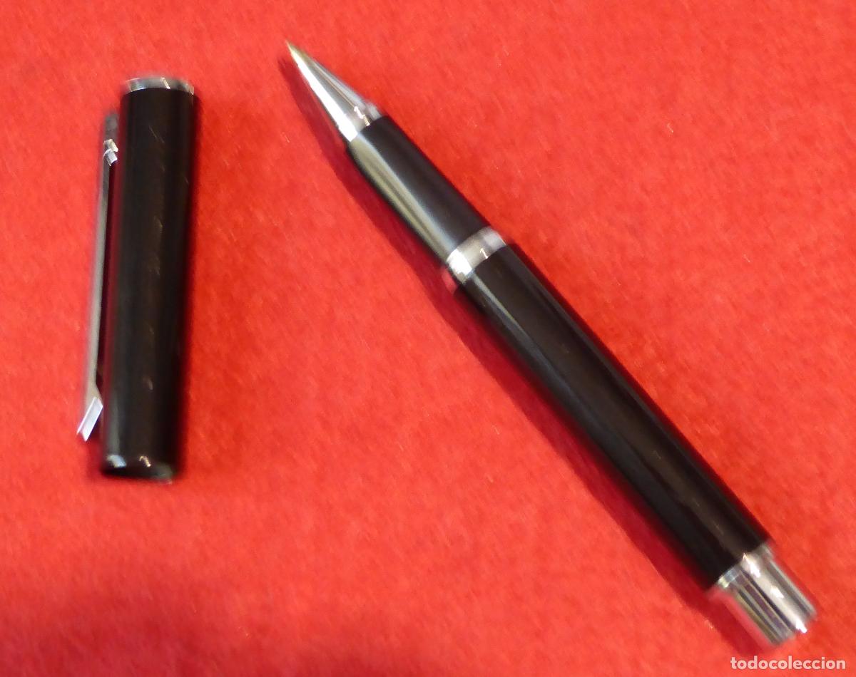 Bol&iacute;grafos antiguos: BOLIGRAFO ROLLERBALL INOXCROM TINY - NUEVO - Foto 4