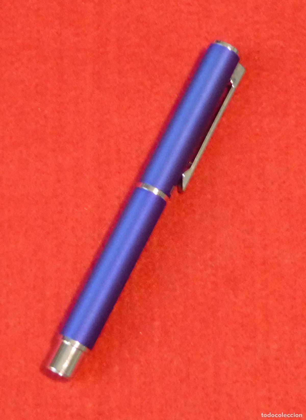 Bol&iacute;grafos antiguos: BOLIGRAFO ROLLERBALL INOXCROM TINY - NUEVO - Foto 2