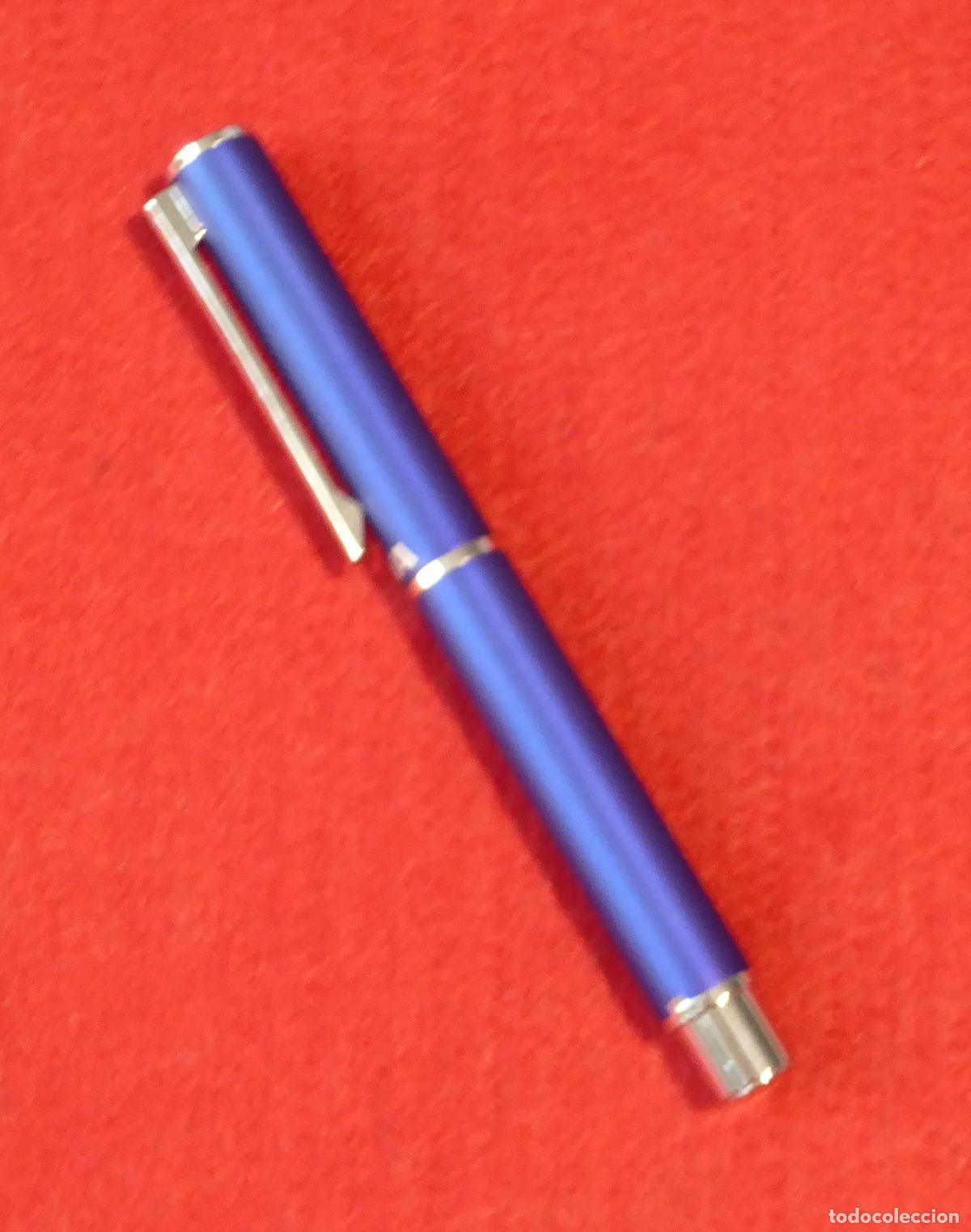 Bol&iacute;grafos antiguos: BOLIGRAFO ROLLERBALL INOXCROM TINY - NUEVO - Foto 3
