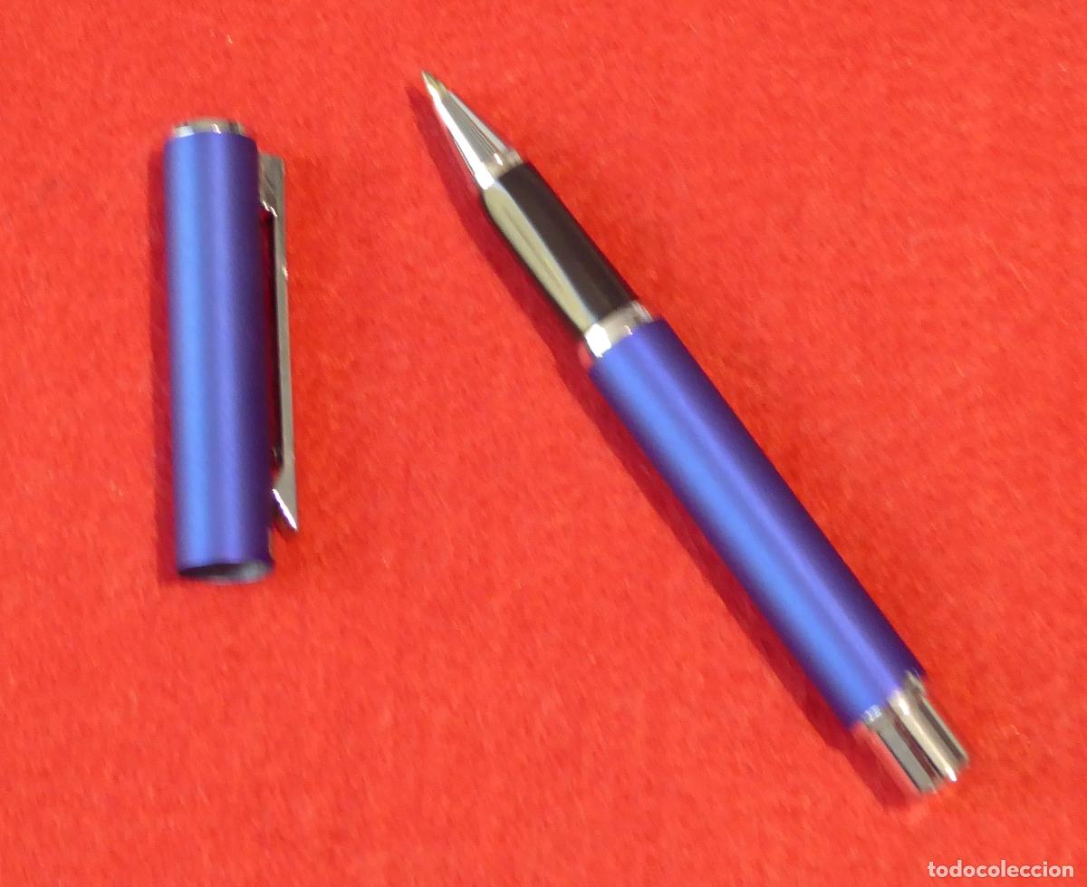 Bol&iacute;grafos antiguos: BOLIGRAFO ROLLERBALL INOXCROM TINY - NUEVO - Foto 4