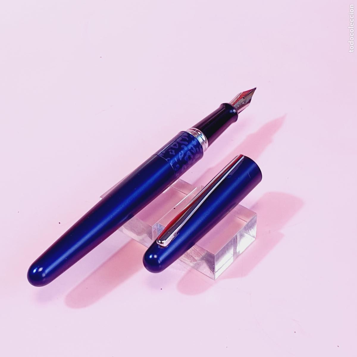 Bol&iacute;grafos antiguos: PLUMA EATILOGRAFICA-PILOT 013-JAP&Oacute;N-AZUL VIOL&Aacute;CEO-VER FOTOGRA&Iacute;AS-NUEVA-COLECCIONISTAS.