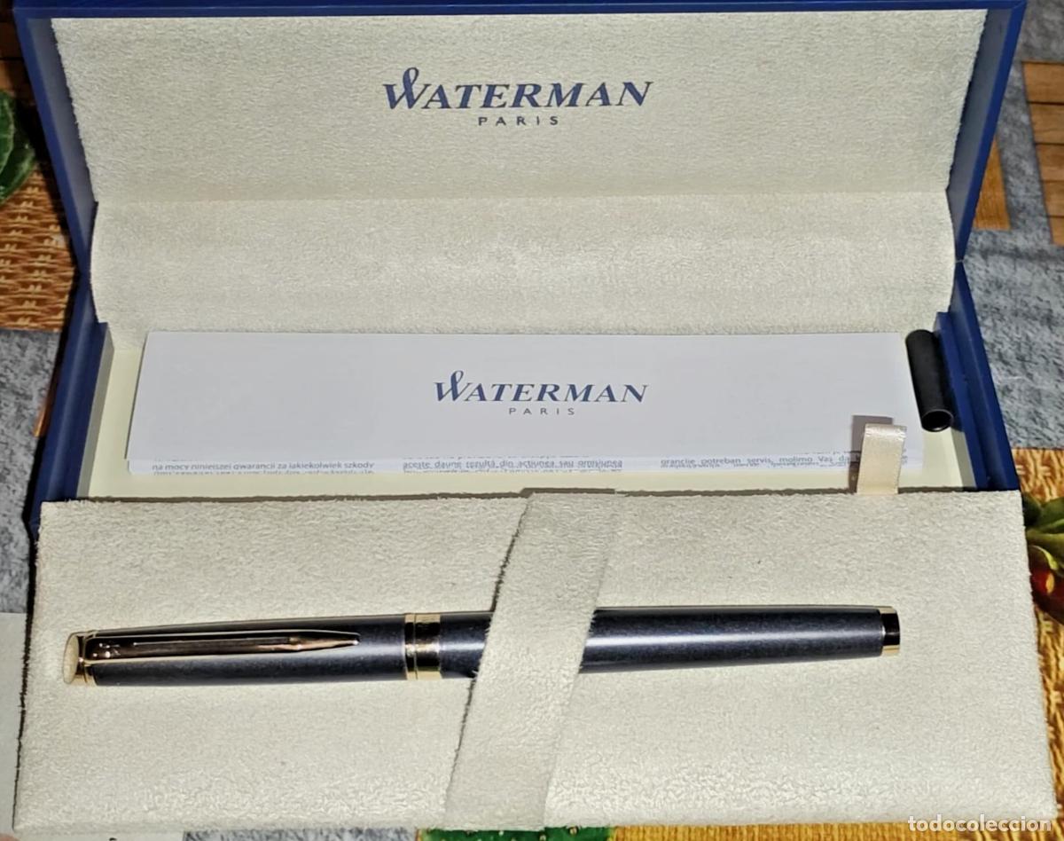 Bol&iacute;grafos antiguos: Waterman Car&egrave;ne Bol&iacute;grafo Gris Antracita &ndash; Made in France &ndash; Caja y Documentaci&oacute;n