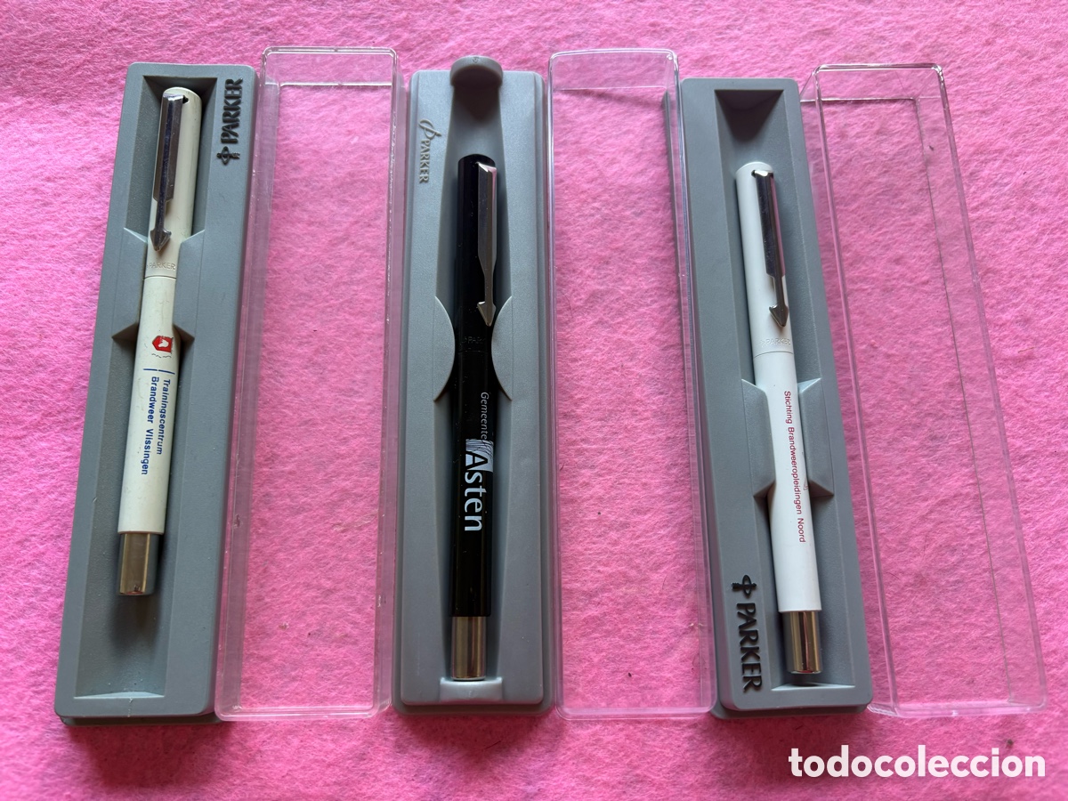 Bol&iacute;grafos antiguos: Lote de bol&iacute;grafos Parker Vector - Foto 1