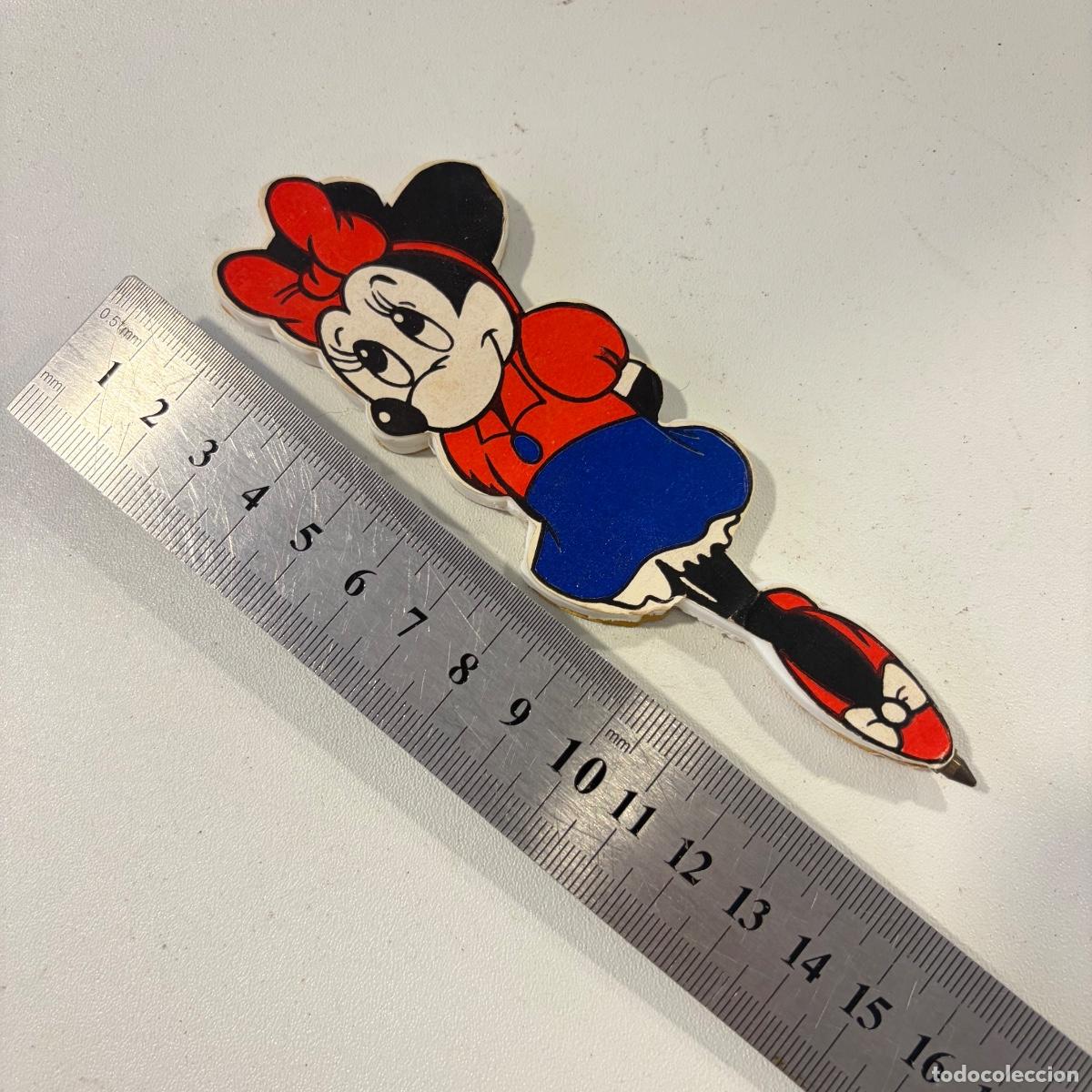 Penne a sfera antiche: bol&iacute;grafo minnie mouse disney productions figura de pl&aacute;stico a&ntilde;os 80