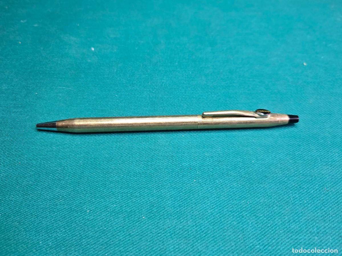 Bol&iacute;grafos antiguos: BOLIGRAFO CROSS , LAMINADO ORO , MADE IN IRELAND , PUBLICIDAD VOLVO