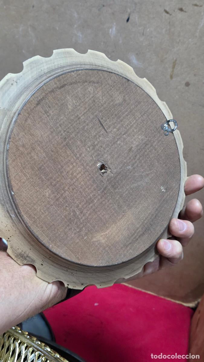 Bol&iacute;grafos antiguos: plato de madera vintage - Foto 5