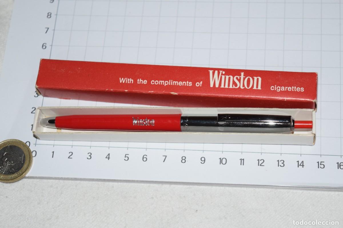 Bol&iacute;grafos antiguos: Vintage, de colecci&oacute;n BIC, modelo CITATION, publicidad WINSTON, a&ntilde;os 70 &iexcl;Mira fotos/detalles, NUEVO!