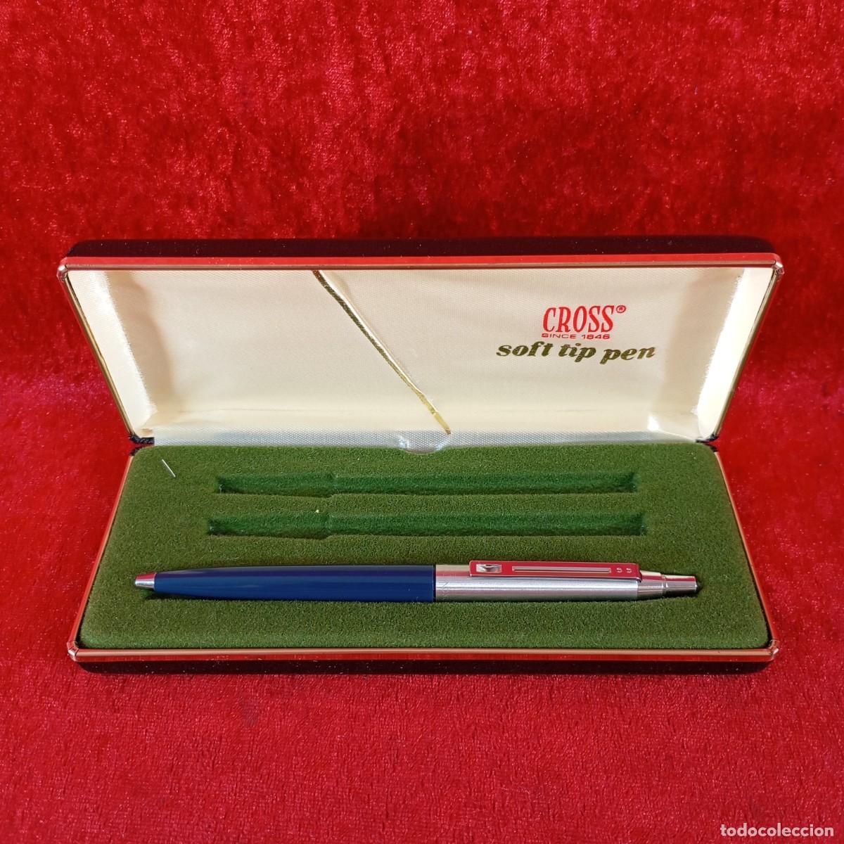 Bol&iacute;grafos antiguos: BOL&Iacute;GRAFO VINTAGE - MARCA ROLLER DE PUNTA SUAVE - CROSS - SIGLO XX - CON SU ESTUCHE