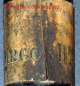 Botellas antiguas: detalle etiqueta - Foto 2