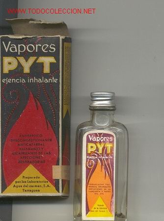 Botellas antiguas: VAPORES   PYT - Foto 1