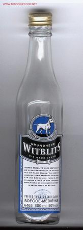 Botellas antiguas: BOTELLA LICOR WITBLITS - Foto 1