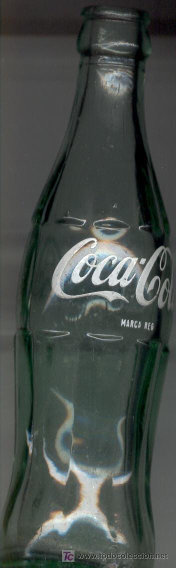 Botellas antiguas: BOTELLA COCA-COLA 19CM - Foto 1