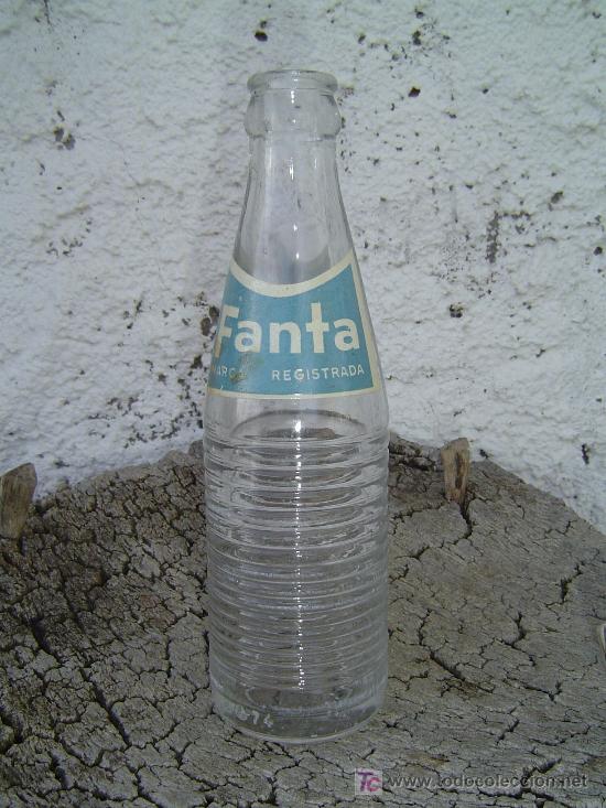 Botellas antiguas: BOTELLIN FANTA - Foto 1