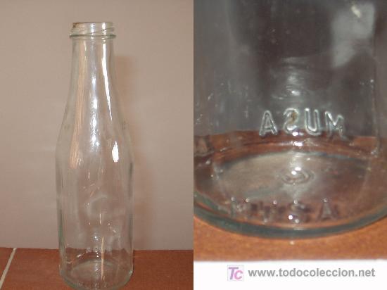 Botellas antiguas: BOTELLA CRISTALMUSA - ANTIGUA - Foto 1