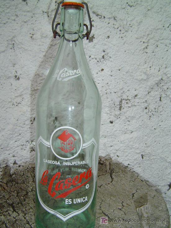 Botellas antiguas: GASEOSA LA CASERA - Foto 1