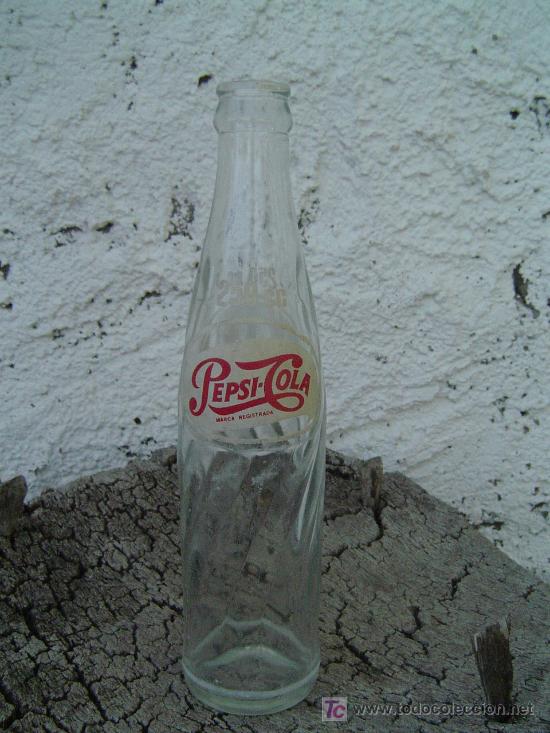 Botellas antiguas: BOTELLA REFRESCO PEPSI COLA - Foto 1