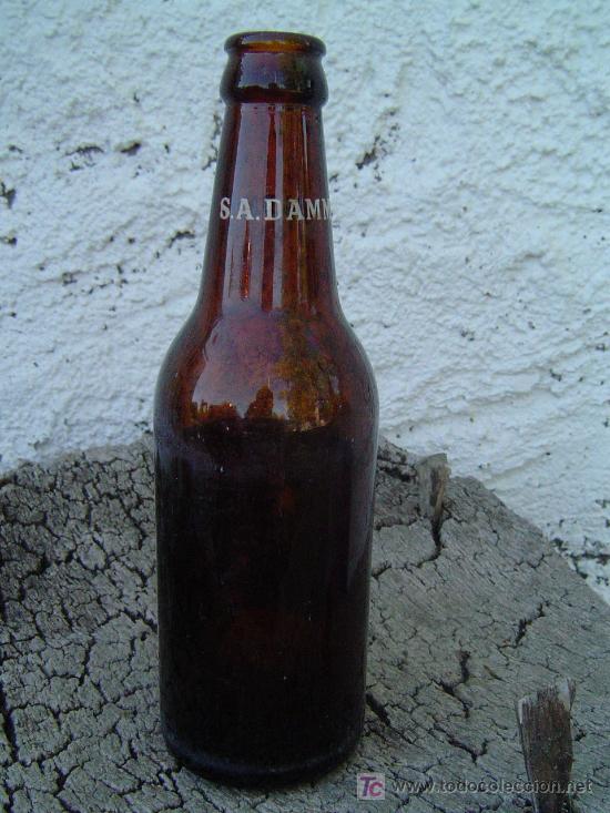 Botellas antiguas: BOTELLA CERVEZA  DAMM - Foto 2