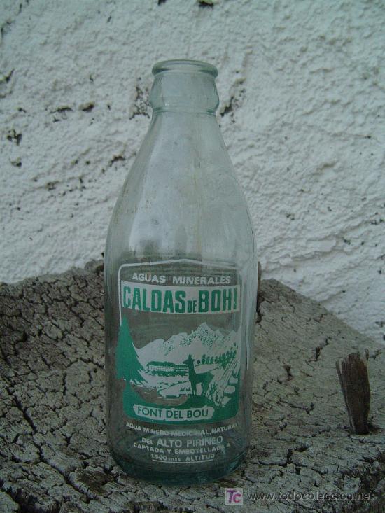 Botellas antiguas: BOTELLIN AGUA - Foto 1