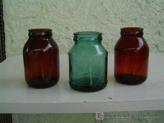 Botellas antiguas: 3 botes - Foto 1