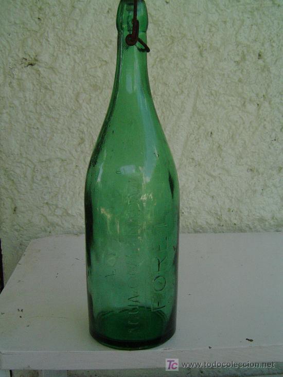 Botellas antiguas: BOTELLA AGUA OXIGENADA FORET - Foto 1