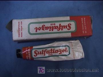 Botellas antiguas: FARMACIA SULFATIAZOL - Foto 1
