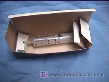 Botellas antiguas: FARMACIA JERINGILLA - Foto 1