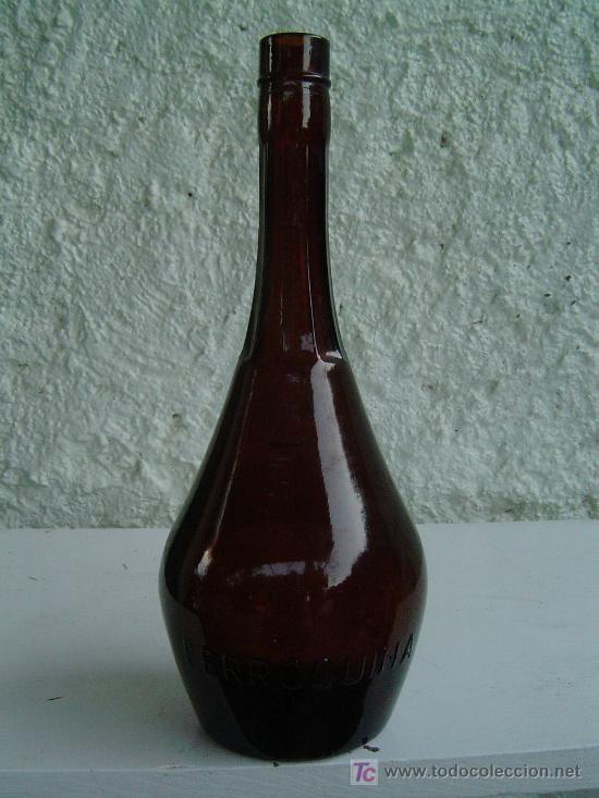Botellas antiguas: BOTELLA FERROQUINA - Foto 1