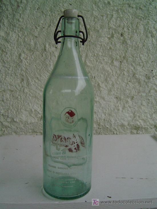 Botellas antiguas: BOTELLA GASEOSA LA CASERA - Foto 2