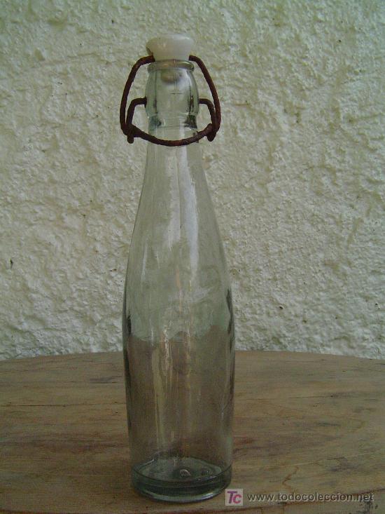 Botellas antiguas: BOTELLIN GASEOSA - Foto 1