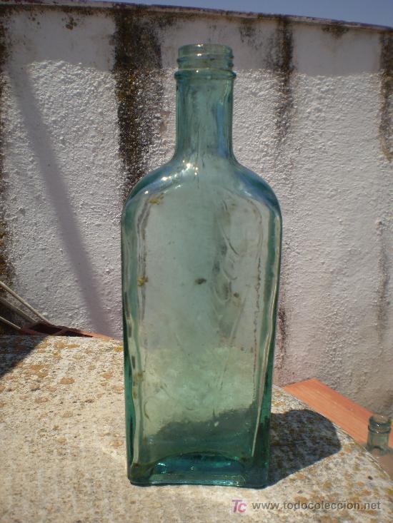 Botellas antiguas: ANTIGUO FRASCO DE ELIXIR YODOFUCOL. - Foto 1