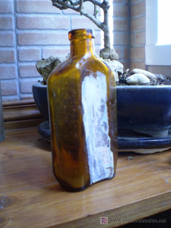 Botellas antiguas: FRASCO DE ELIXIR PARA EL CABELLO. - Foto 2