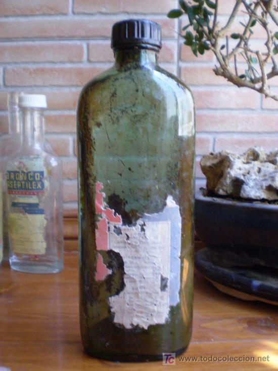 Botellas antiguas: FRASCO DE LABORATORIOS LASA . ELIXIR PARA ANEMIAS. - Foto 1