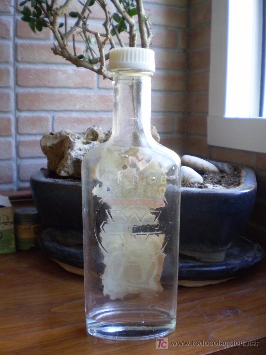 Botellas antiguas: BRONCO ASEPTILEX - WASSERMANN . BARCELONA. - Foto 2
