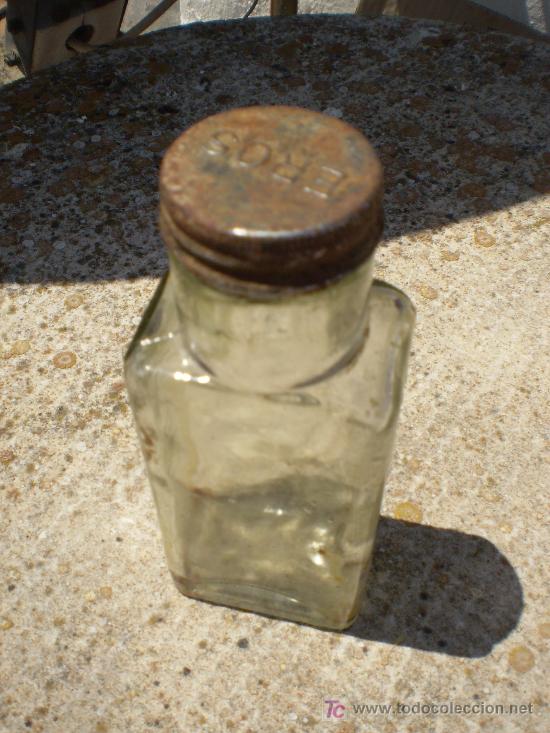 Botellas antiguas: FRASCO DE LABORATORIOS EROS DE MADRID. - Foto 1