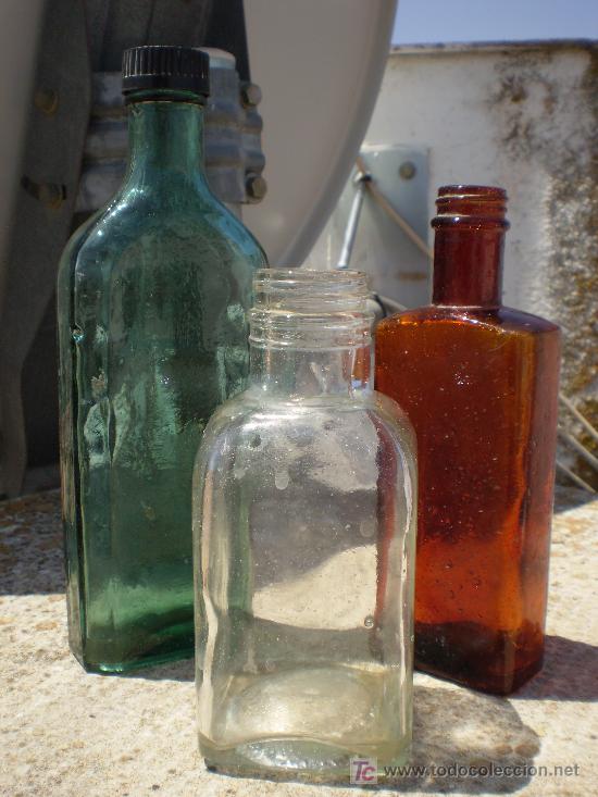 Botellas antiguas: LOTE DE FRASCOS DE BOTICA. - Foto 1