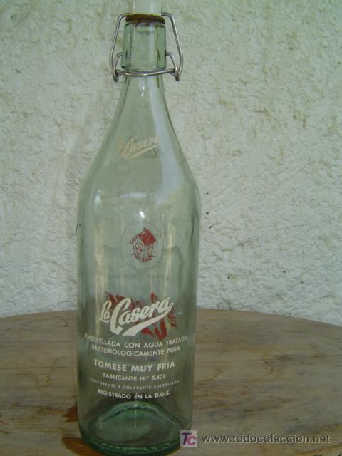 Botellas antiguas: BOTELLA LA CASERA - Foto 2