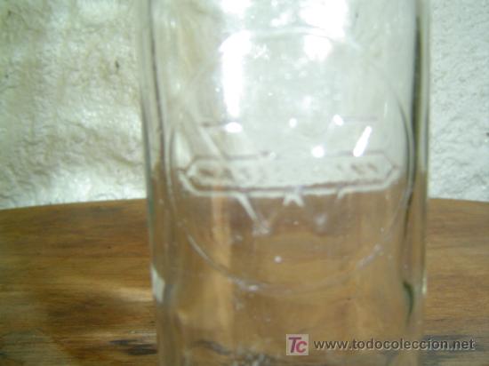 Botellas antiguas: BOTELLA MEDICAMENTO WASSERMANN LETRAS EN RELIEVE - Foto 2
