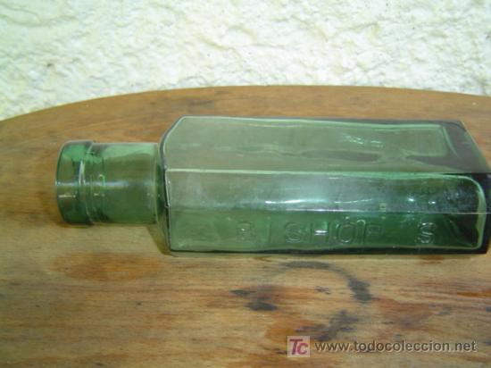 Botellas antiguas: BOTELLA B -  BISHOP . S LETRAS EN RELIEVE EN LOS LADOS - Foto 2