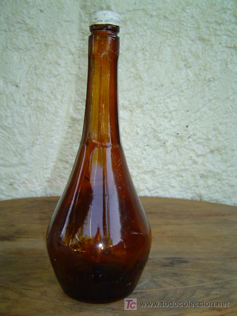 Botellas antiguas: BOTELLA FERROQUINA PEQUE&Ntilde;A - Foto 1