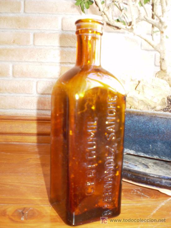 Botellas antiguas: FRASCO DE CEREGUMIL. - Foto 1