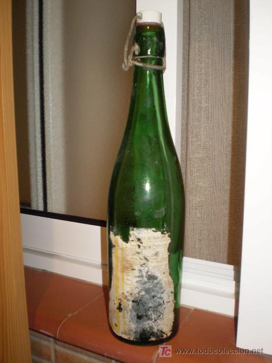 Botellas antiguas: BOTELLA DE AGUA OXIGENADA ABELLO. - Foto 1